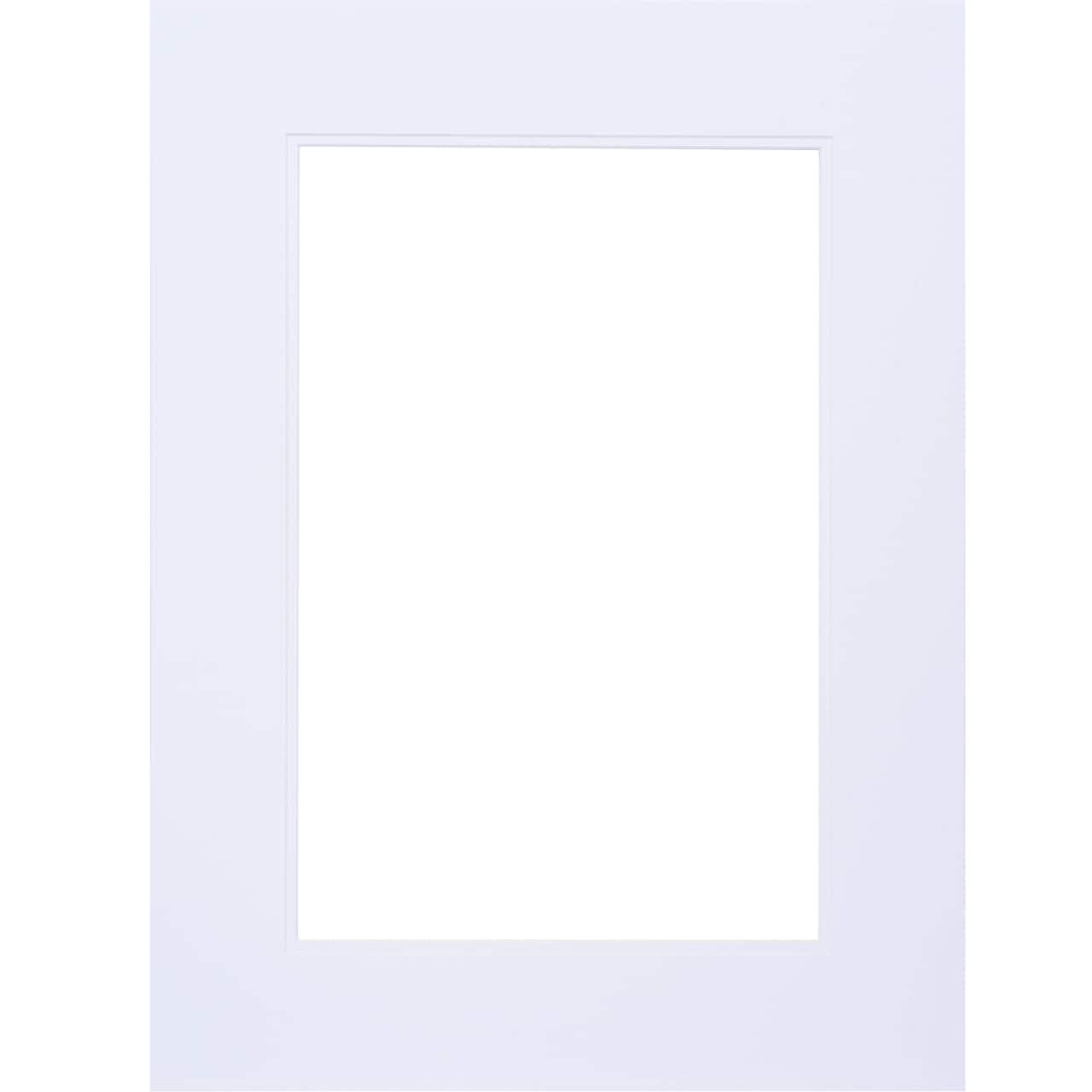 18" x 24" White Double Mat, 12" x 18" Opening Size by Studio Décor®